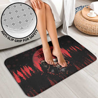 Merry Krampus Bathroom Set Dark Grunge Christmas - Wonder Print Shop