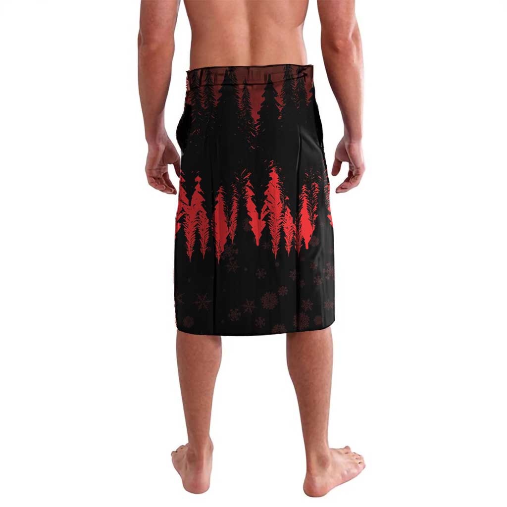 Merry Krampus Lavalava Dark Grunge Christmas - Wonder Print Shop