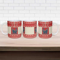 Yule Cat And Yule Lads Ceramic Mug Cute Retro Style - Wonder Print Shop