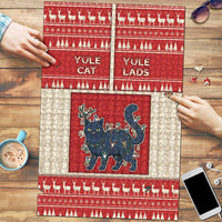 Yule Cat And Yule Lads Puzzle Cute Retro Style - Wonder Print Shop