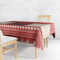 Yule Cat And Yule Lads Tablecloth Cute Retro Style - Wonder Print Shop