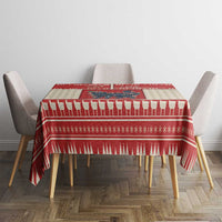 Yule Cat And Yule Lads Tablecloth Cute Retro Style - Wonder Print Shop