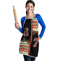 Western Yoke Apron Funny Six Seven Christmas - Wonder Print Shop