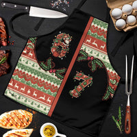 Western Yoke Apron Funny Six Seven Christmas - Wonder Print Shop
