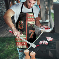 Western Yoke Apron Funny Six Seven Christmas - Wonder Print Shop