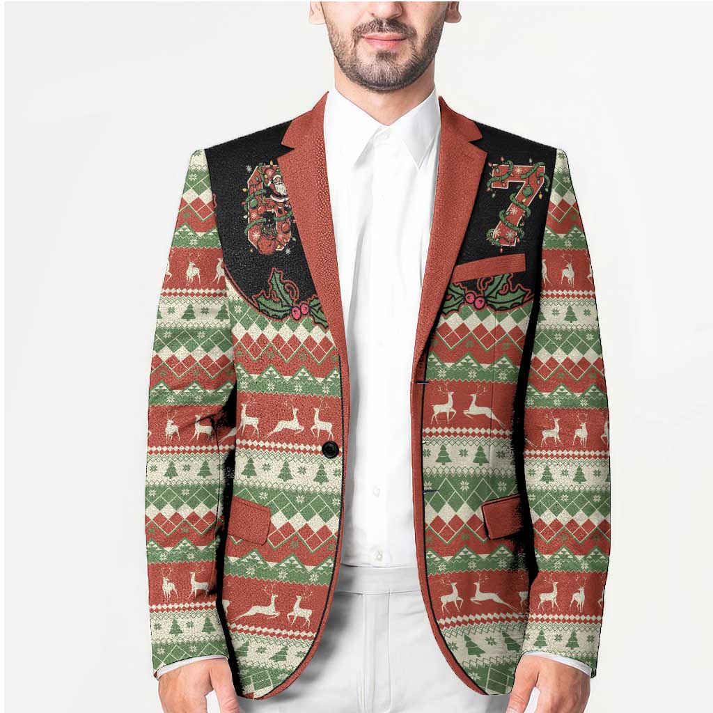 Western Yoke Blazer Funny Six Seven Christmas - Wonder Print Shop