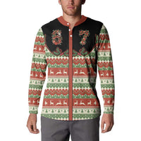Western Yoke Button Sweatshirt Funny Six Seven Christmas - Wonder Print Shop