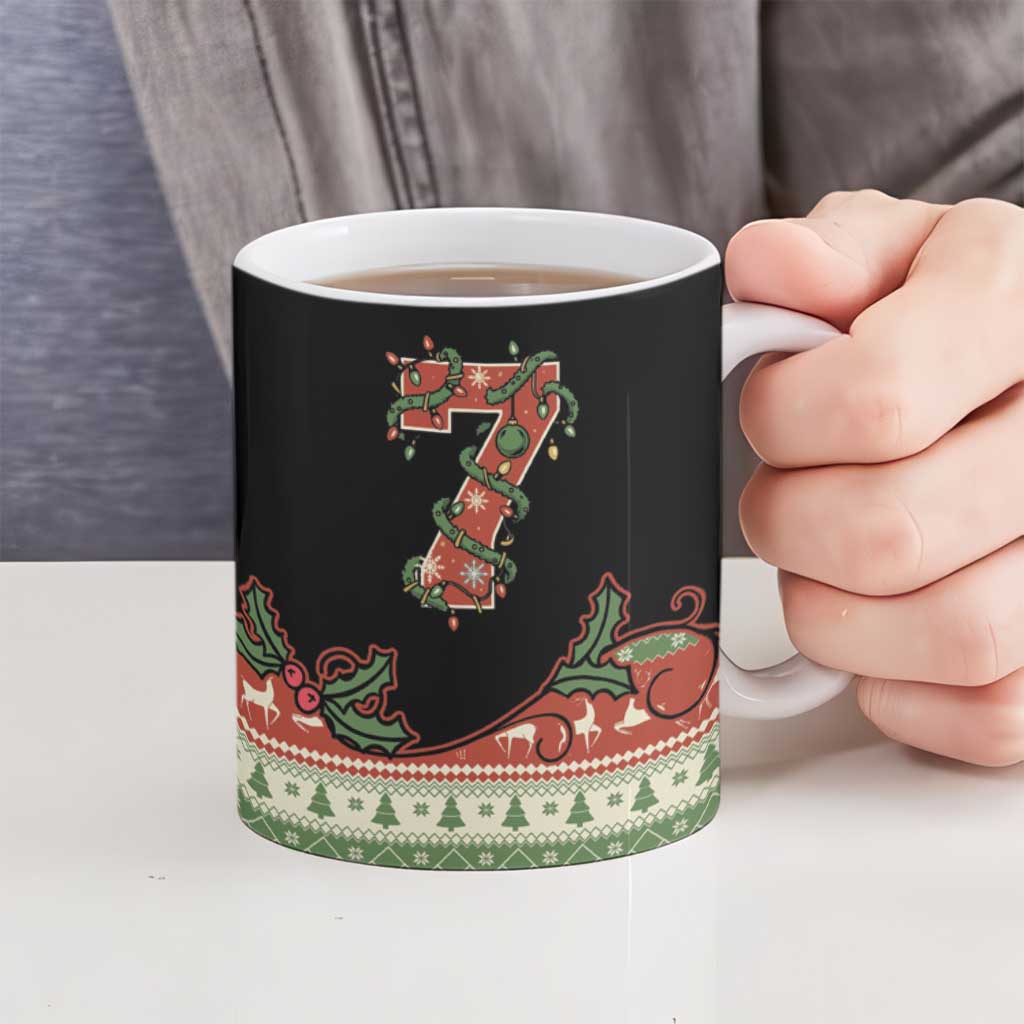 Western Yoke Ceramic Mug Funny Six Seven Christmas - Wonder Print Shop