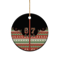 Western Yoke Ceramic Ornament Six Seven Christmas - Wonder Print Shop