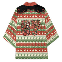 Western Yoke Kimono Funny Six Seven Christmas - Wonder Print Shop