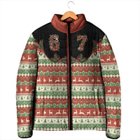 Western Yoke Padded Jacket Funny Six Seven Christmas - Wonder Print Shop