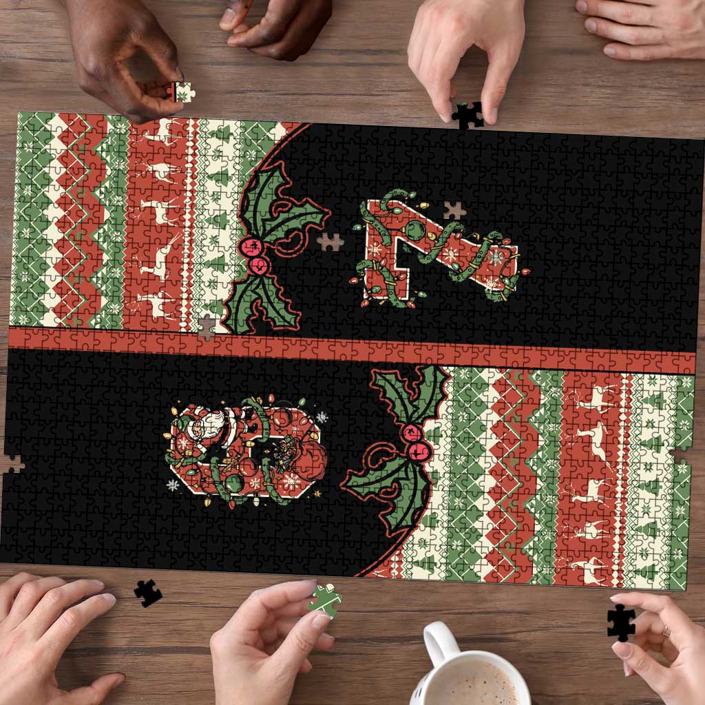 Western Yoke Puzzle Funny Six Seven Christmas - Wonder Print Shop