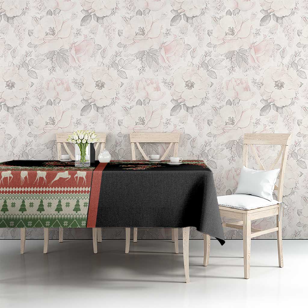 Western Yoke Tablecloth Funny Six Seven Christmas - Wonder Print Shop