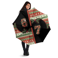 Western Yoke Umbrella Funny Six Seven Christmas - Wonder Print Shop