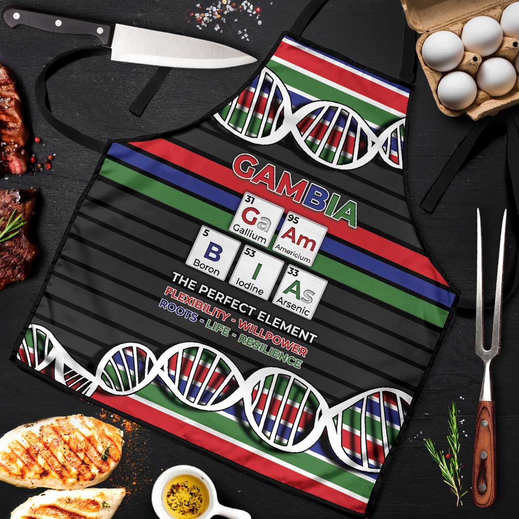 Gambia Apron Perfect Periodic Element Of African - Wonder Print Shop