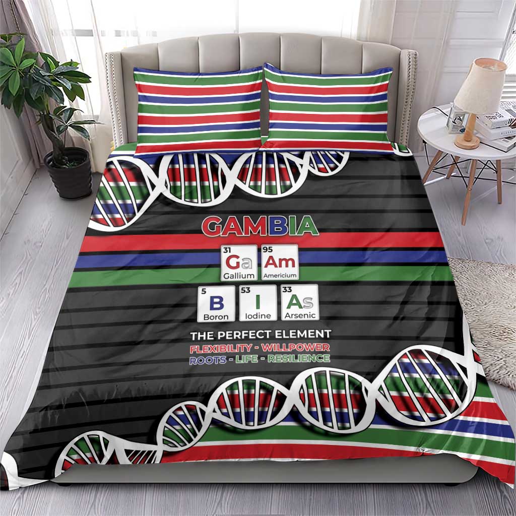 Gambia Bedding Set Perfect Periodic Element Of African - Wonder Print Shop