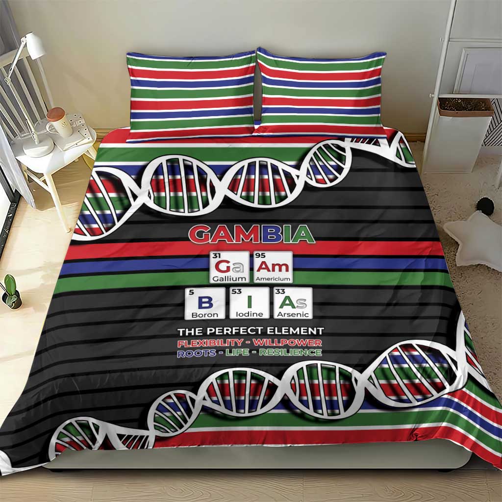 Gambia Bedding Set Perfect Periodic Element Of African - Wonder Print Shop