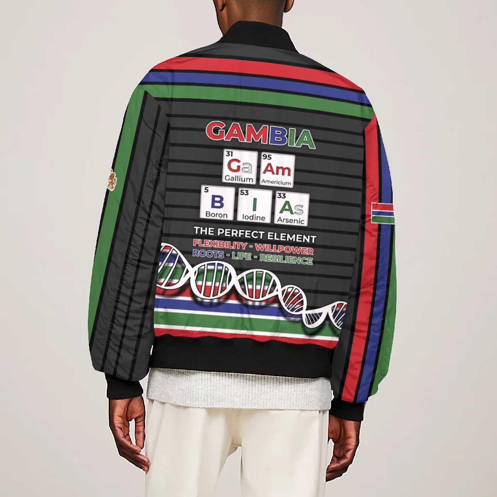 Gambia Bomber Jacket Perfect Periodic Element Of African - Wonder Print Shop