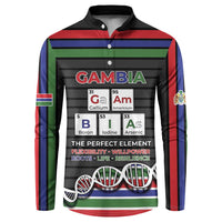Gambia Button Sweatshirt Perfect Periodic Element Of African