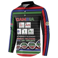 Gambia Button Sweatshirt Perfect Periodic Element Of African