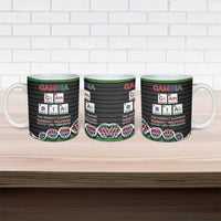 Gambia Ceramic Mug Perfect Periodic Element Of African - Wonder Print Shop
