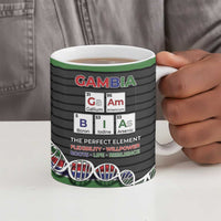 Gambia Ceramic Mug Perfect Periodic Element Of African - Wonder Print Shop