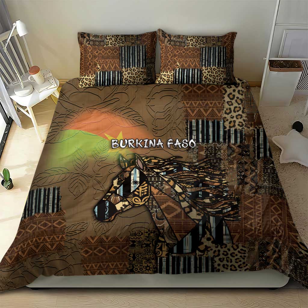 Burkina Faso Bedding Set African Tribal Horse Patchwork Style - Wonder Print Shop