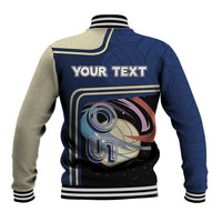 Custom Volleyball Baseball Jacket Astronaut Cosmic Spiker