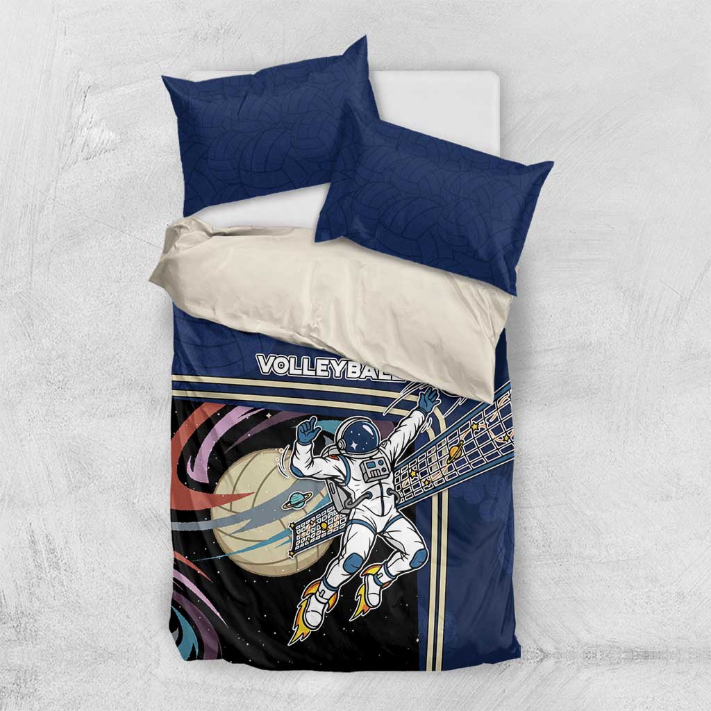 Volleyball Bedding Set Astronaut Cosmic Spiker