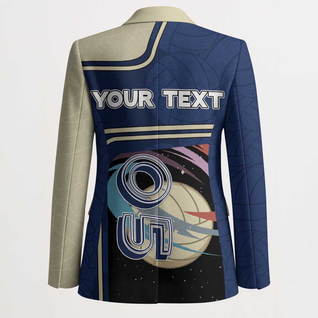 Custom Volleyball Blazer Astronaut Cosmic Spiker