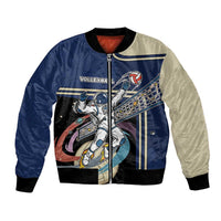 Custom Volleyball Bomber Jacket Astronaut Cosmic Spiker