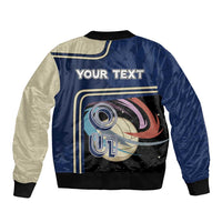 Custom Volleyball Bomber Jacket Astronaut Cosmic Spiker