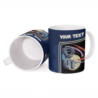 Custom Volleyball Ceramic Mug Astronaut Cosmic Spiker
