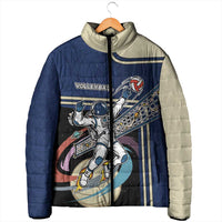 Custom Volleyball Padded Jacket Astronaut Cosmic Spiker