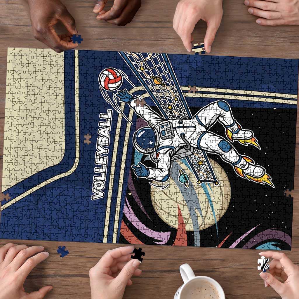 Volleyball Puzzle Astronaut Cosmic Spiker