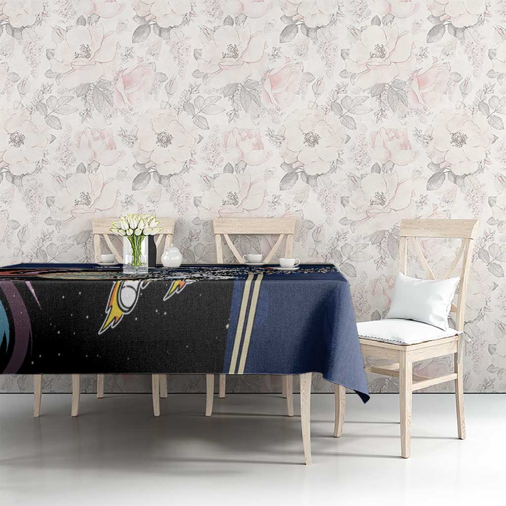 Volleyball Tablecloth Astronaut Cosmic Spiker