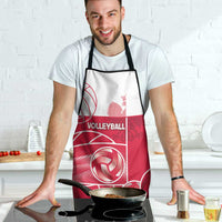 Poland Volleyball Apron Halftone Dot Style