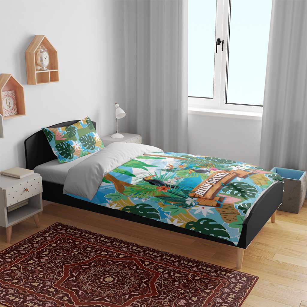 Toucan Belize Bedding Set Tropical Vibes
