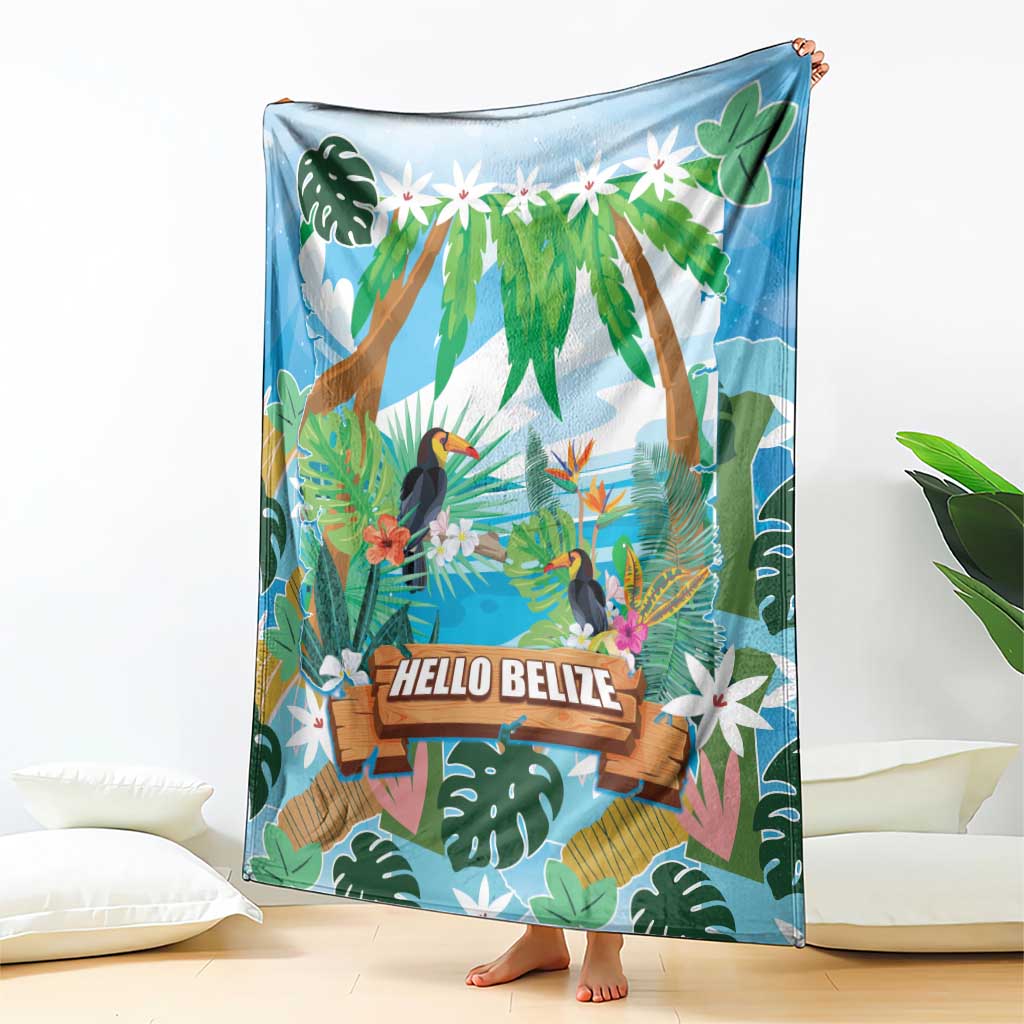 Toucan Belize Blanket Tropical Vibes