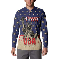Personalized USA 4th Of July Button Sweatshirt We The People - Wonder Print Shop