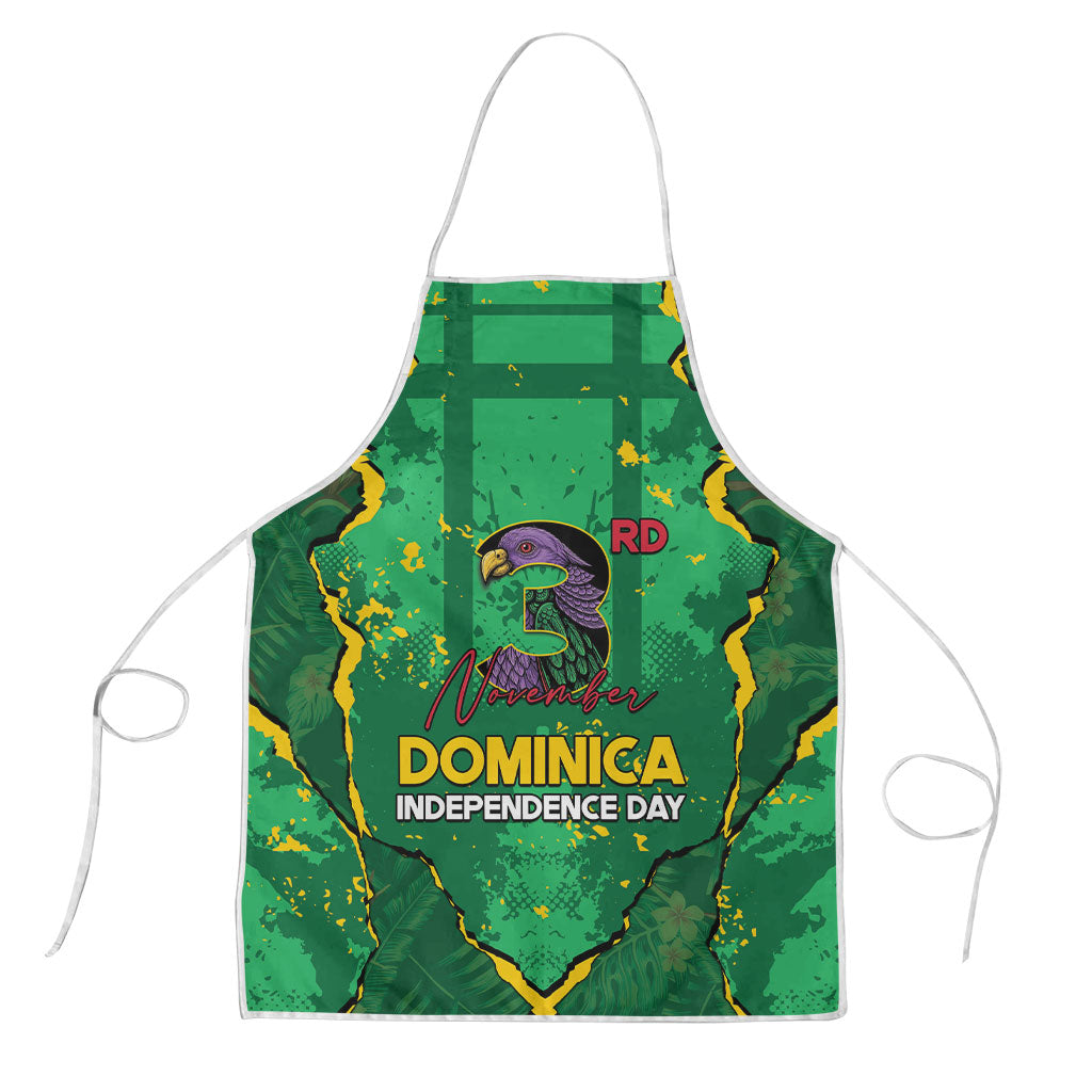 Dominica Independence Day Apron Sisserou Parrot Caribbean Tropical Foliage