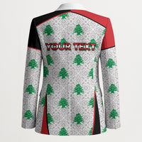 Personalized Lebanon Independence Day Blazer Peace Dove Cedar Tree Pattern