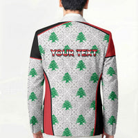 Personalized Lebanon Independence Day Blazer Peace Dove Cedar Tree Pattern