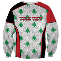 Personalized Lebanon Independence Day Sweatshirt Peace Dove Cedar Tree Pattern