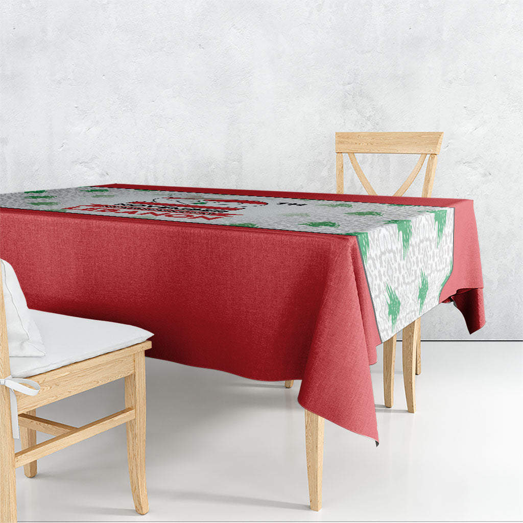 Lebanon Independence Day Tablecloth Peace Dove Cedar Tree Pattern