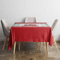 Lebanon Independence Day Tablecloth Peace Dove Cedar Tree Pattern