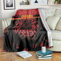 Albania Independence Day Blanket Double Headed Eagle 1912 Folk Pattern