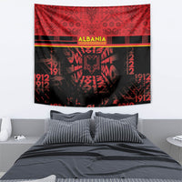 Albania Independence Day Tapestry Double Headed Eagle 1912 Folk Pattern