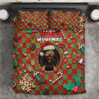 Rottweiler Christmas Bedding Set Merry Woofmas - Wonder Print Shop