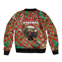 Rottweiler Christmas Bomber Jacket Merry Woofmas - Wonder Print Shop
